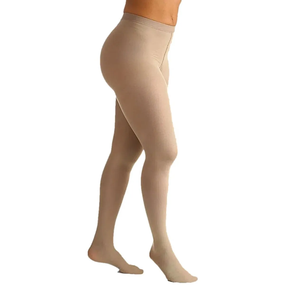 Meia Calça Sigvaris Select Comfort Premium - Alta Compressão - Ponteira Fechada - Natural - G1