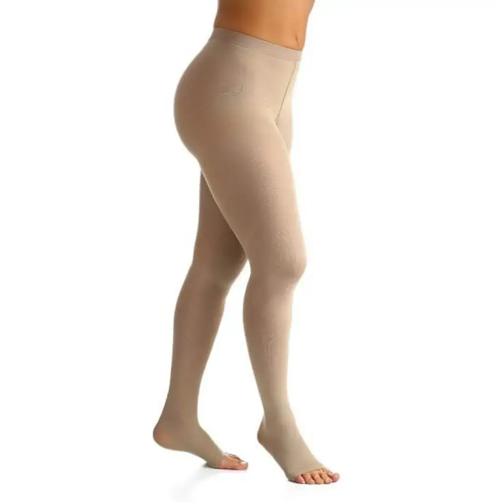 Meia Calça Elástica Select Comfort Premium Compressão 20-30mmHg - Natural - Sigvaris 862 - GG3 - Abe