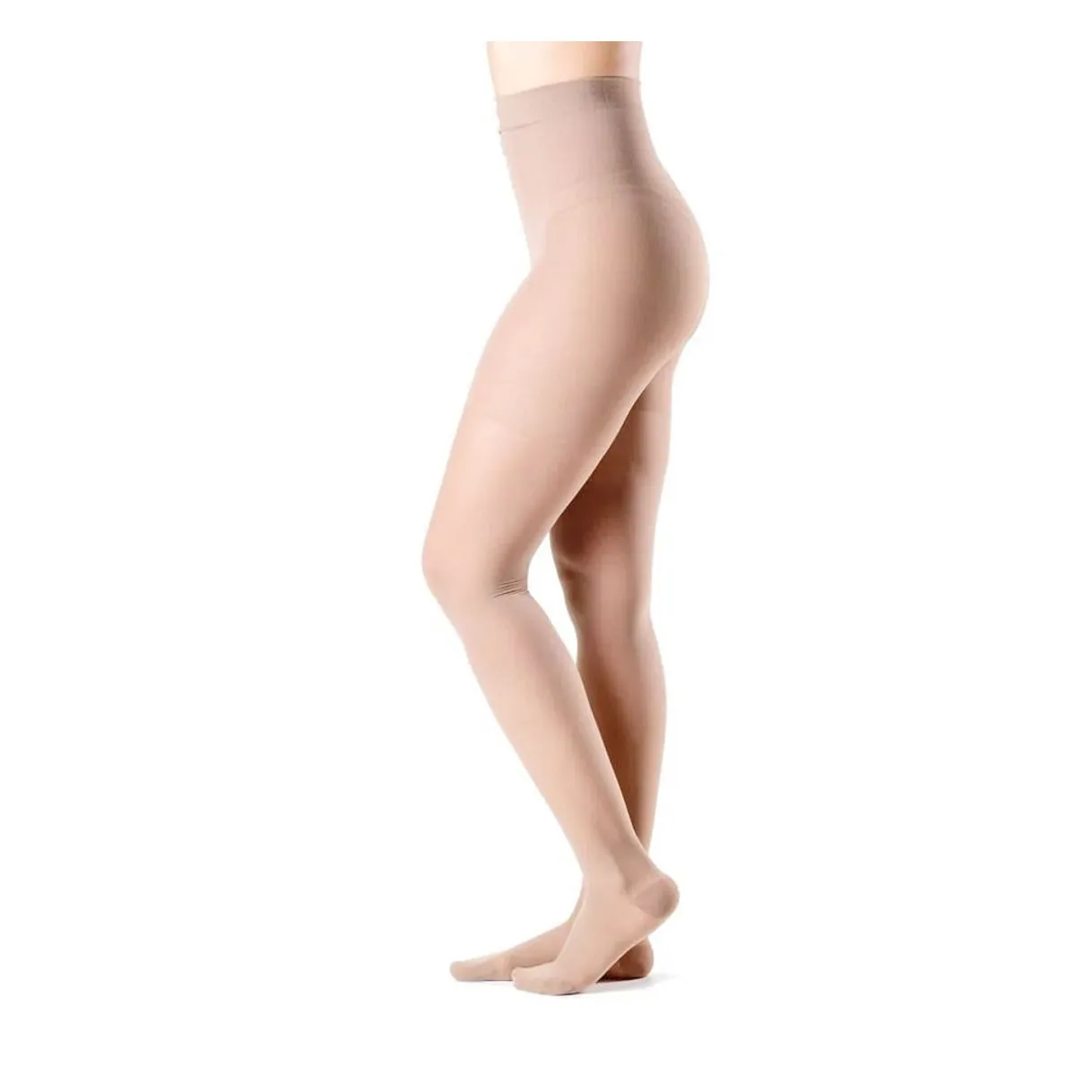 Meia Calça Sigvaris Ever Sheer - Média Compressão - Fechada - Natural - Tam G2