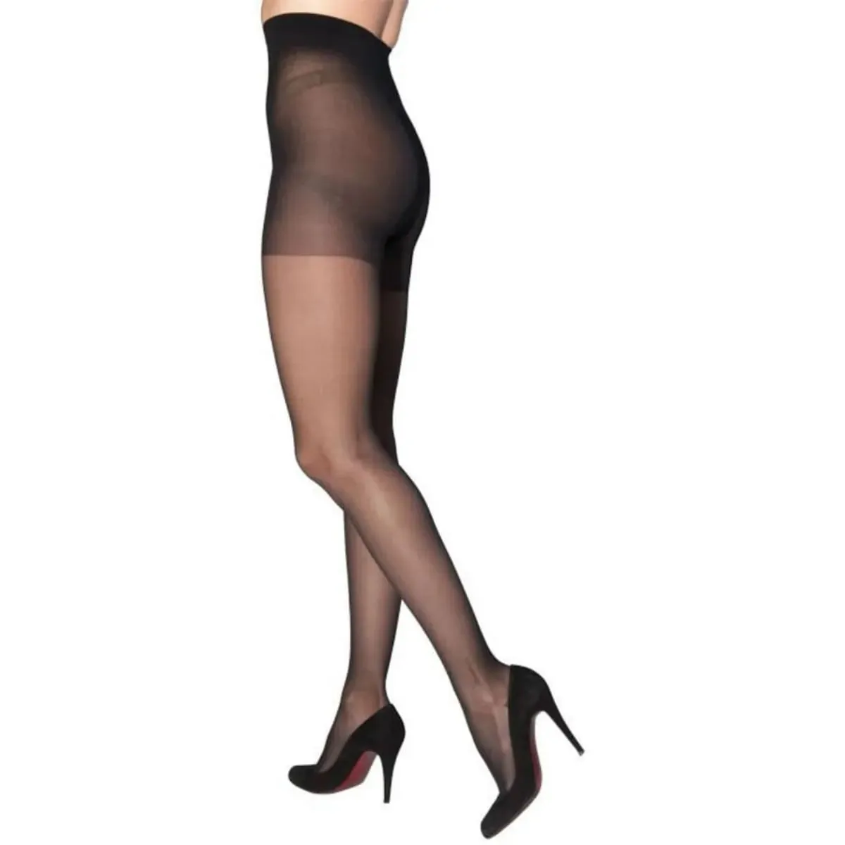 782B - Meia Calça C/ Ponteira Ever Sheer 20-30MMHG - Cor: Preto Tam: ML
