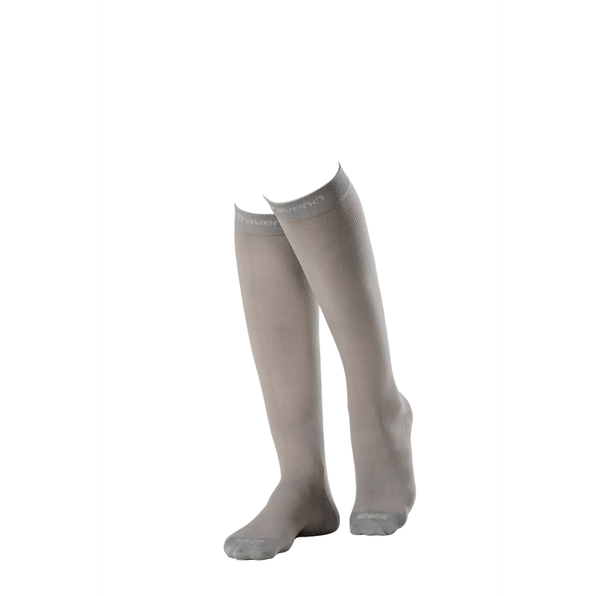 Meia Para Viagem Panturrilha Traveno Unisex - Cor: Cinza Tam: G