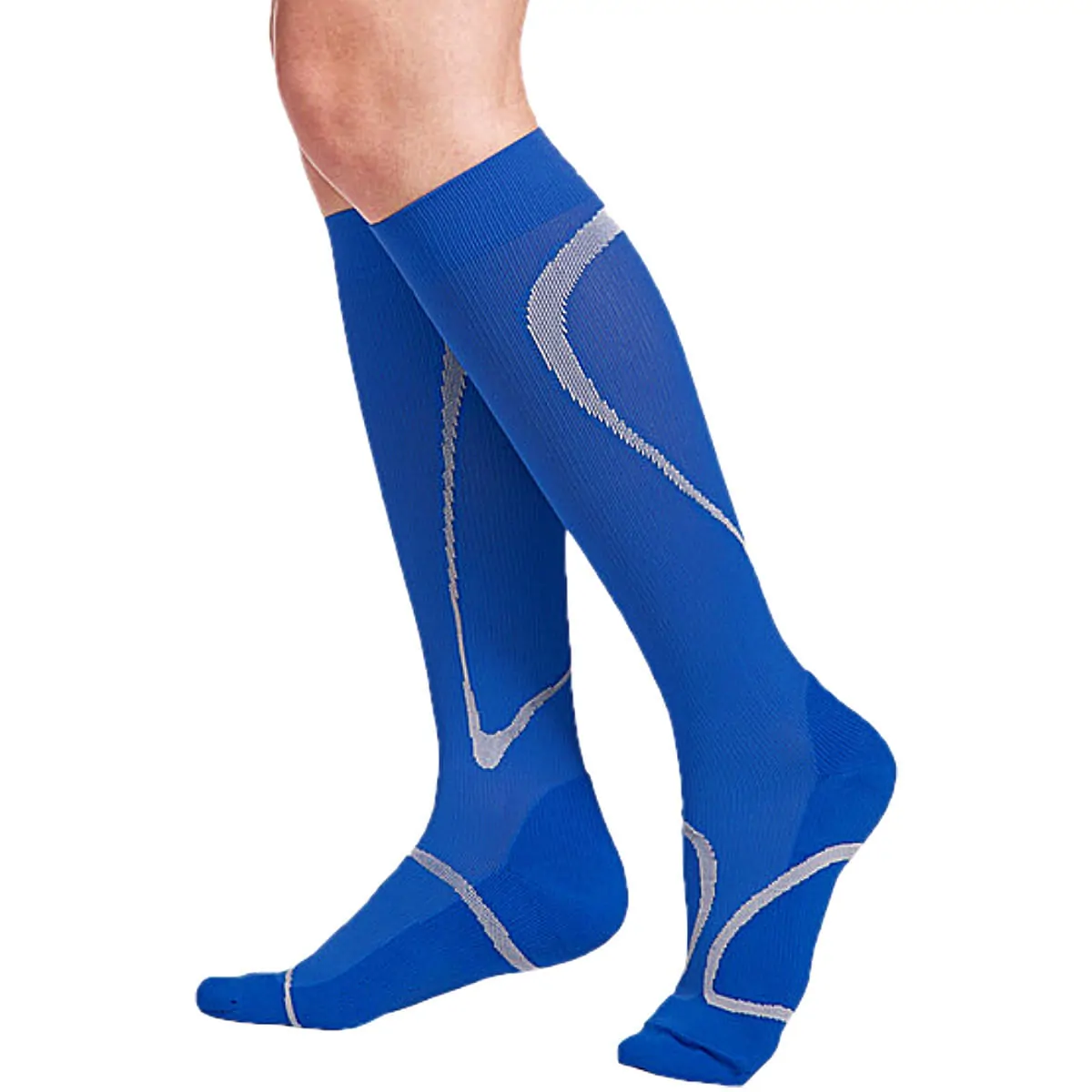 Meia 3/4 Esportiva Perfomance Sigvaris - 20-30mmHg - Azul - Tamanho M2