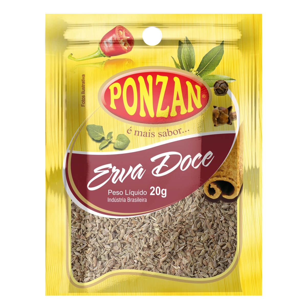 Ponzan Erva Doce 07g
