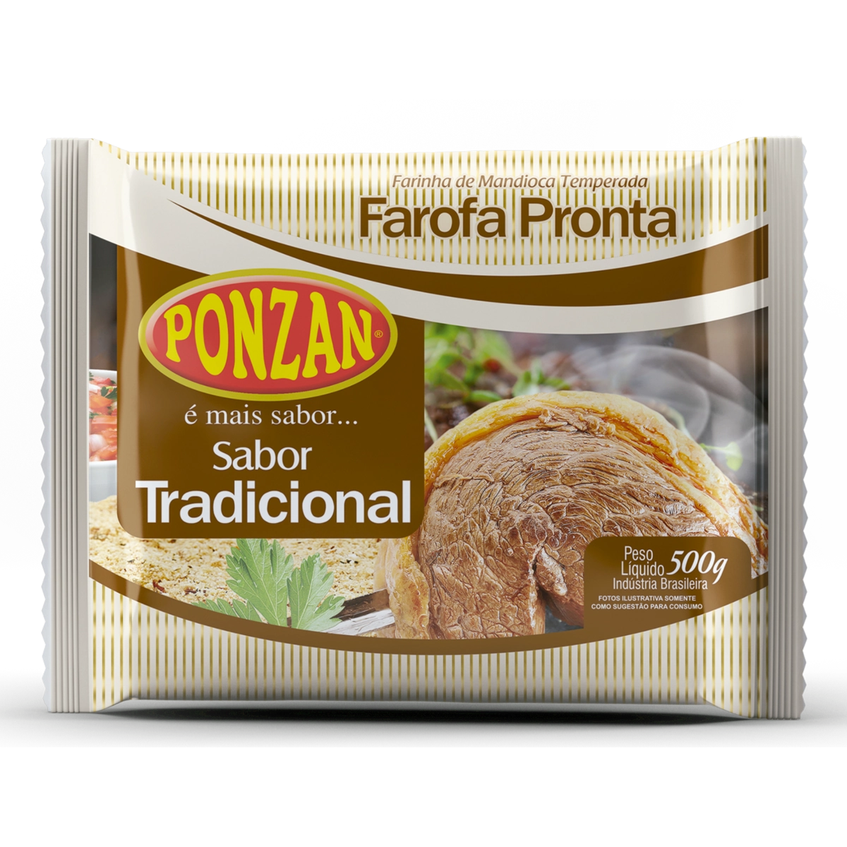 Farofa Pronta Ponzan 400g