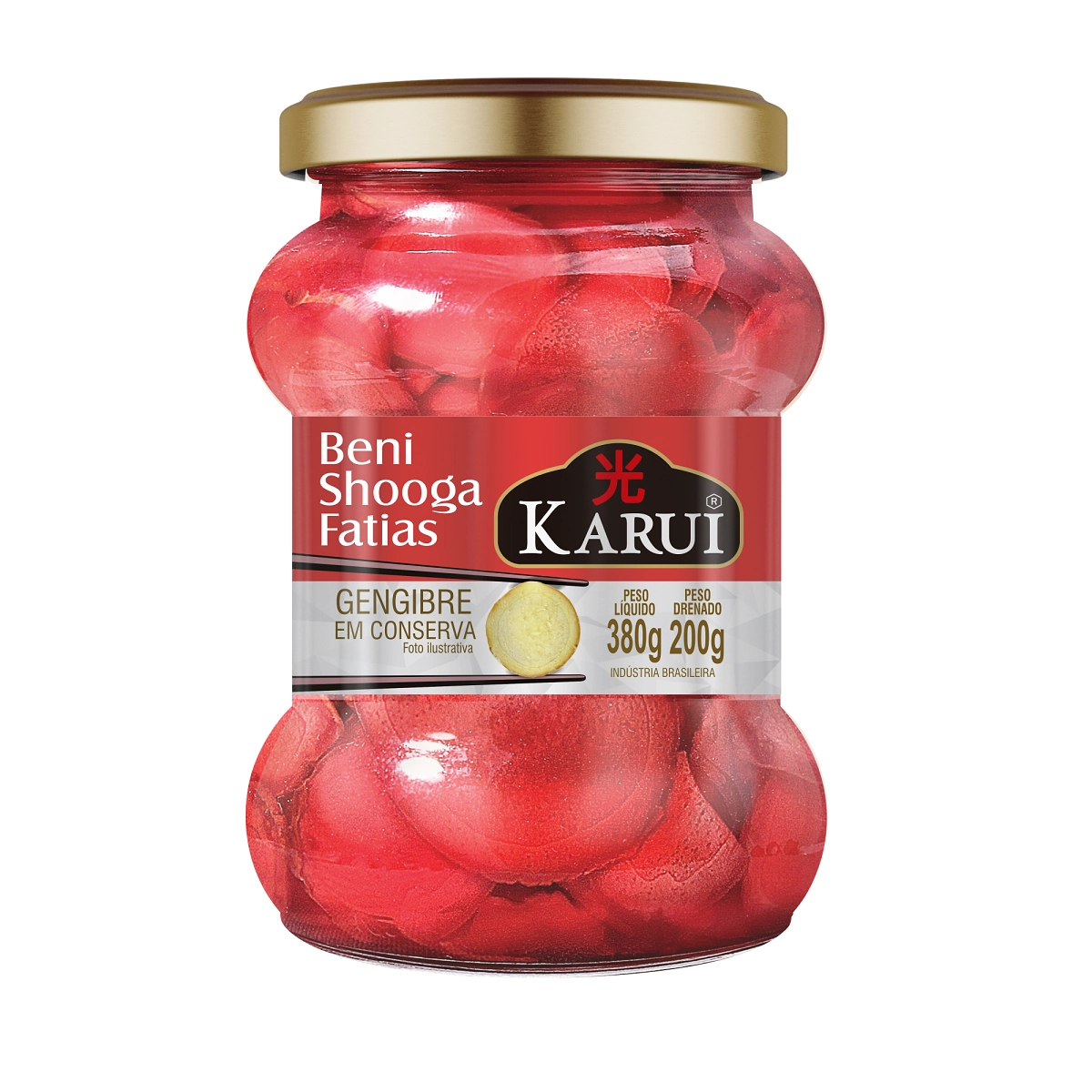 Gengibre Cons Karui Beni Shooga 200g