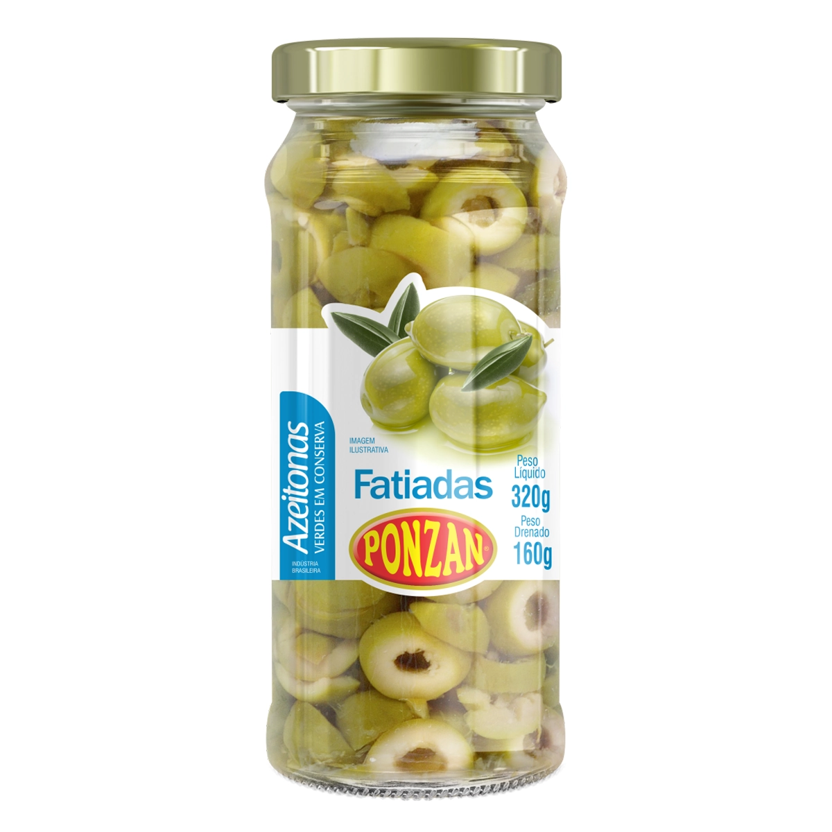 Azeitona Vde Fat 160 G Ponzan