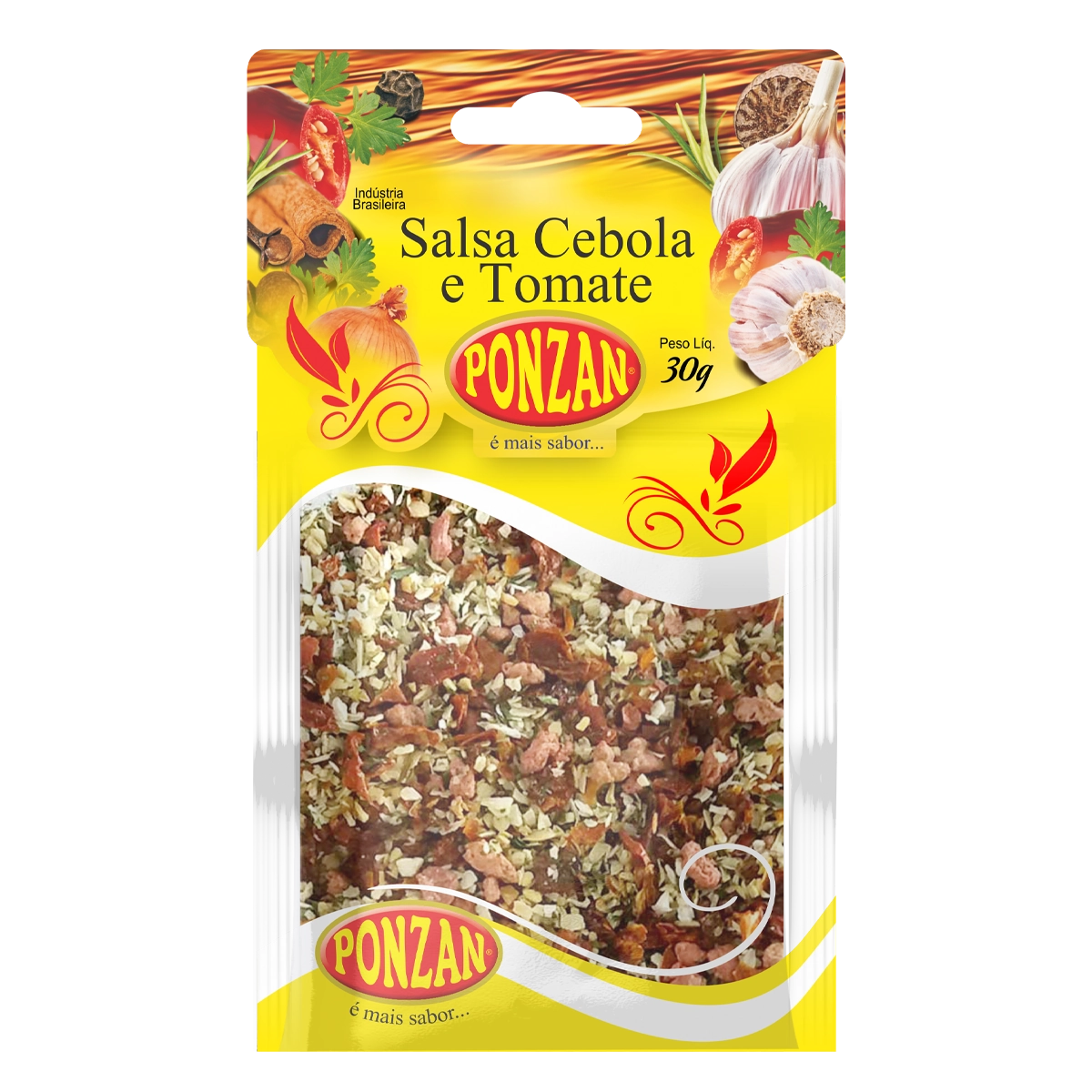 Ponzan Salsa Cebola E Tomate 30g