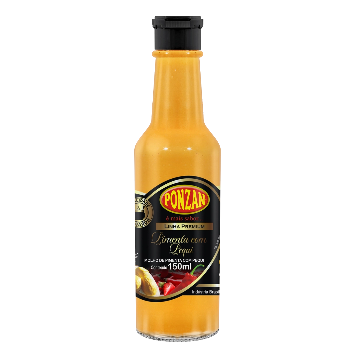 Molho Ponzan Pimenta 150ml Com Pequi Fco