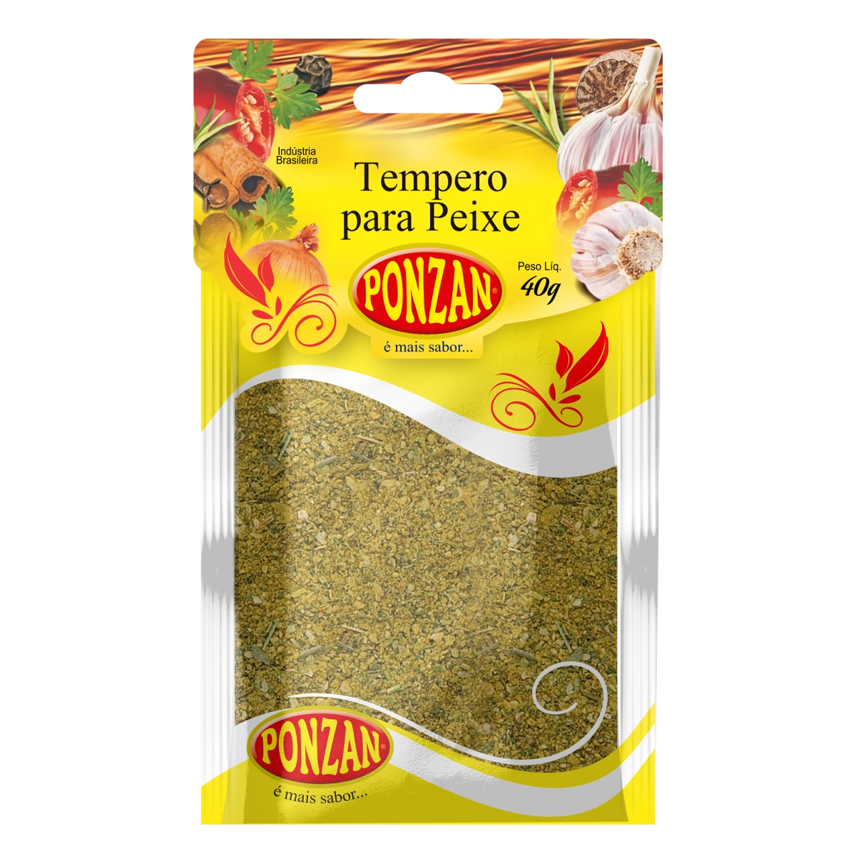 Ponzan Temp Especial 40g Peixe