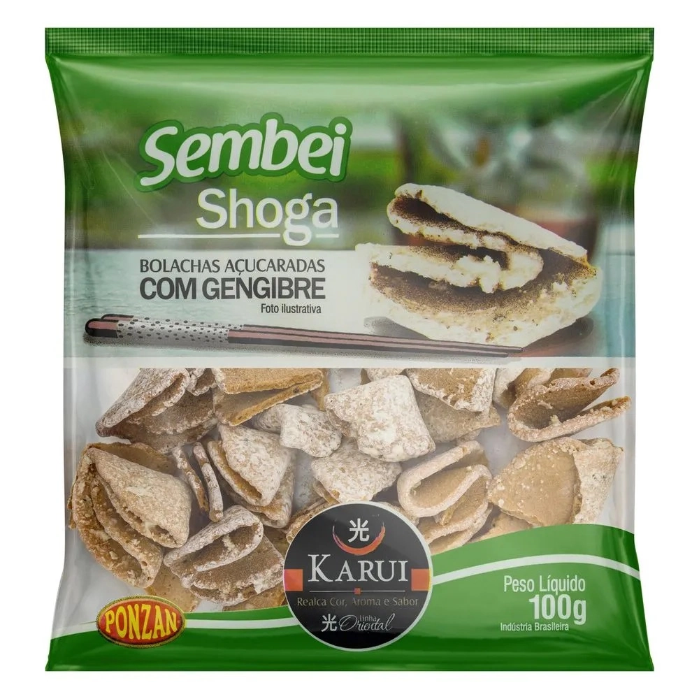 Biscoito Sembei Shoga Karui 100g