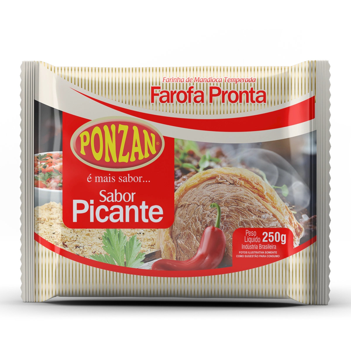 Farofa Ponzan Picante 250g