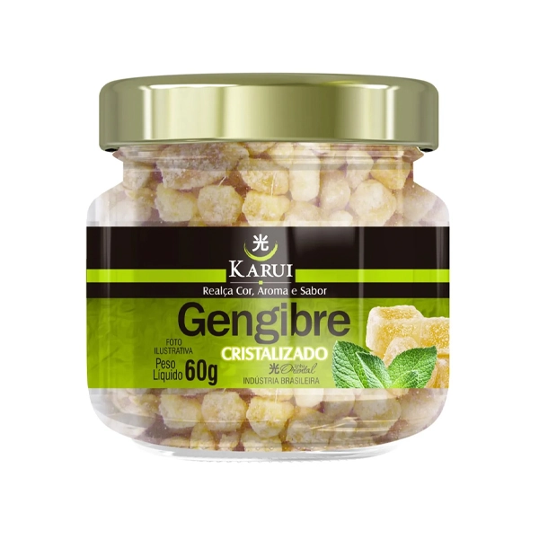 Gengibre Cristalizado Karui Pote 60g