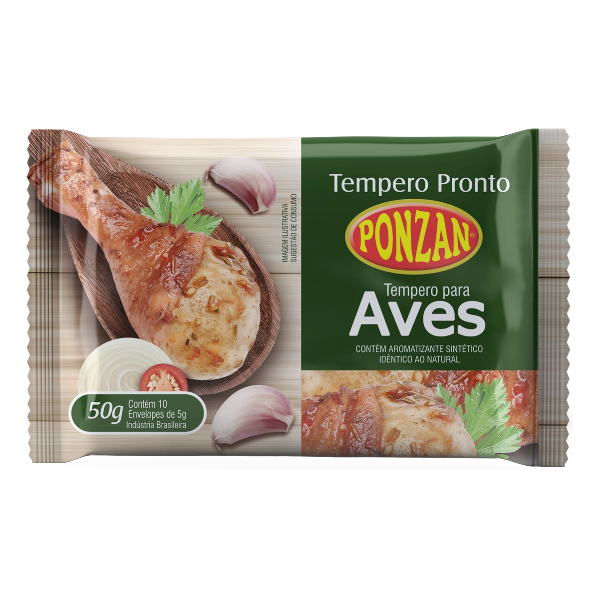 Tempero P/aves 50g Ponzan