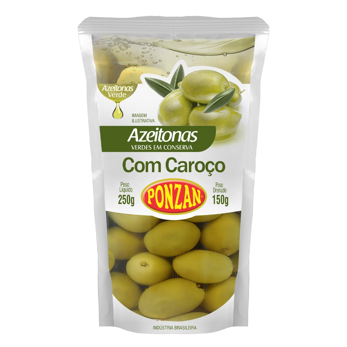 Azeitona Ponzan Verde C Car Sc 170g