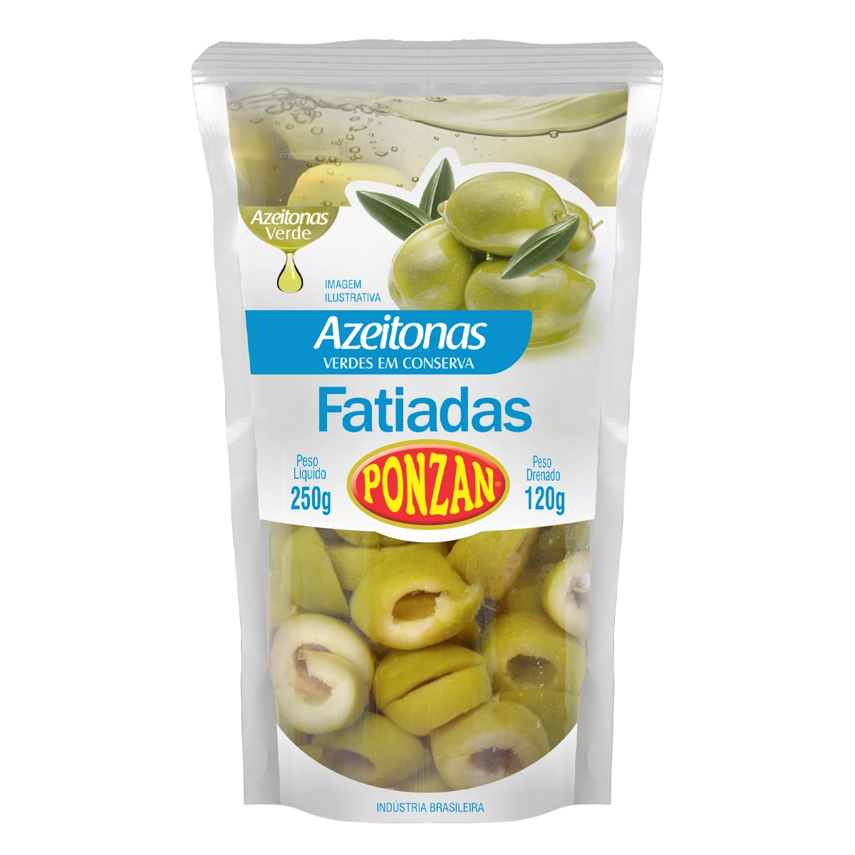 Azeitona Fatiada 150g Pouch Ponzan