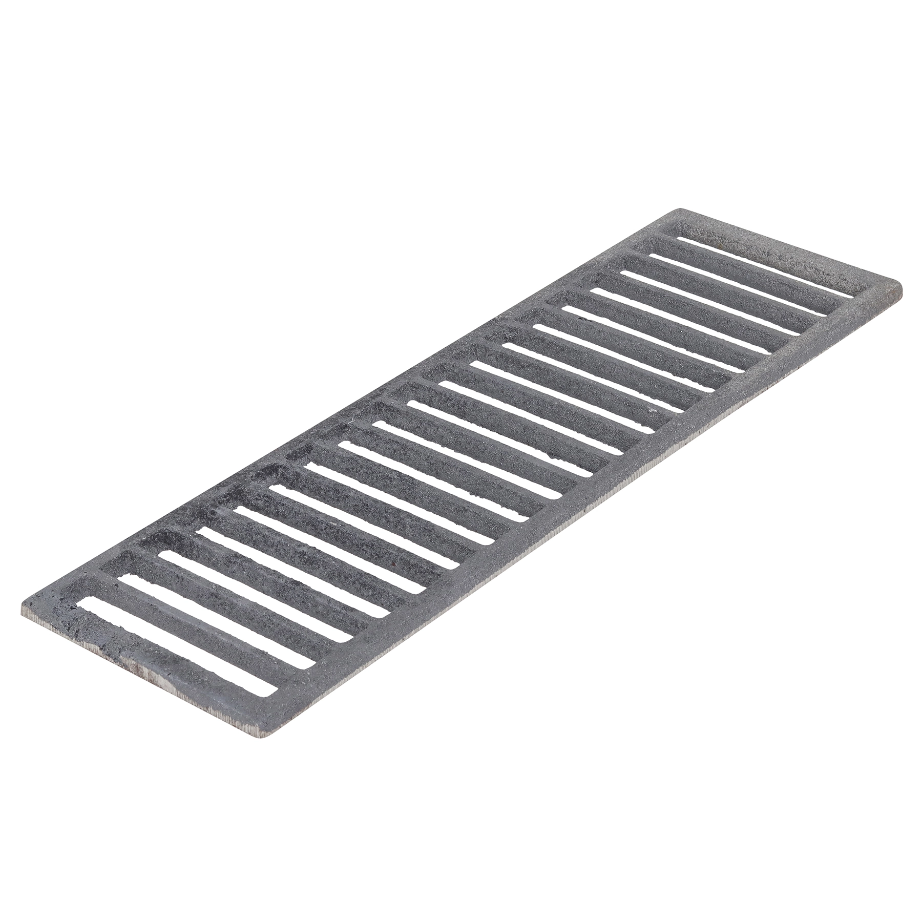 Ralo Pedestre Reto Externo Ferro Fundido 15x50cm Preto ABrazilian