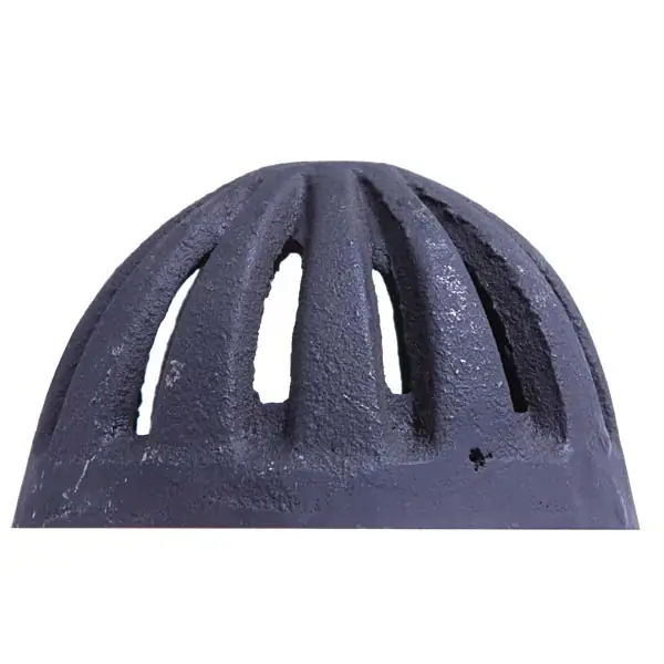 Ralo Semi Esférico 3" Externo Ferro Fundido 7,50x7,50cm Preto ABrazilian