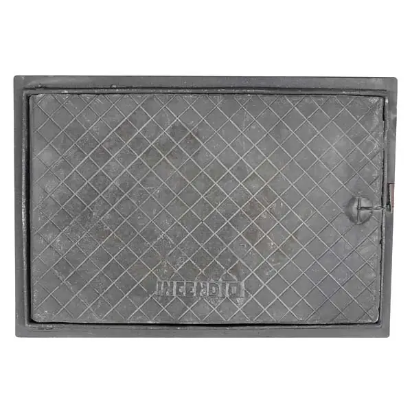Tampão e Porta Grelha T Retangular Ferro Fundido 40x60cm Preto ABrazilian