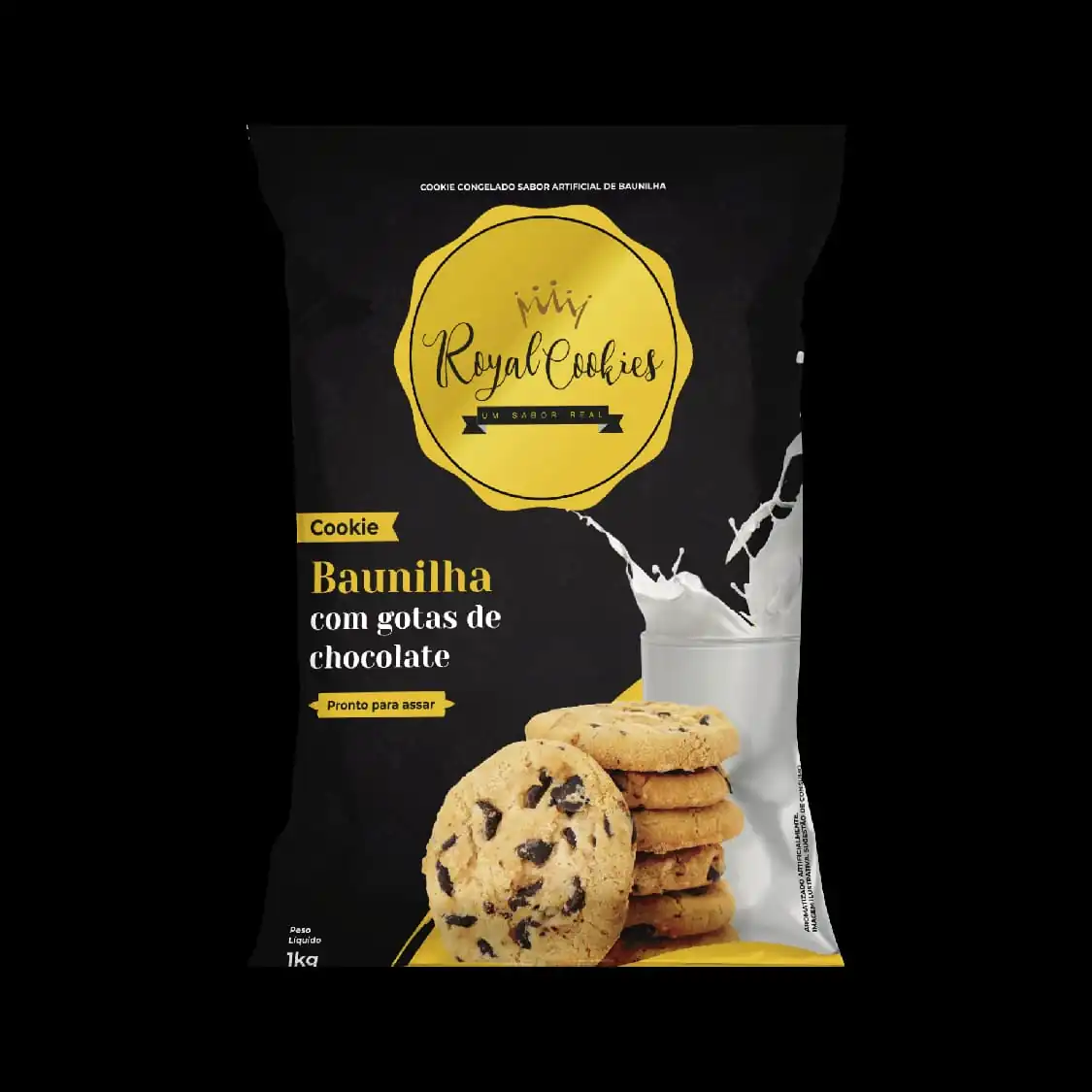 Cookie Royal Baunilha 50g Pct 1kg