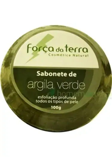 Sabonete De Argila Verde Força Da Terra 100g
