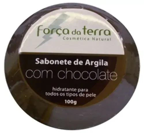 Sabonete De Argila Com Chocolate Força Da Terra 100g