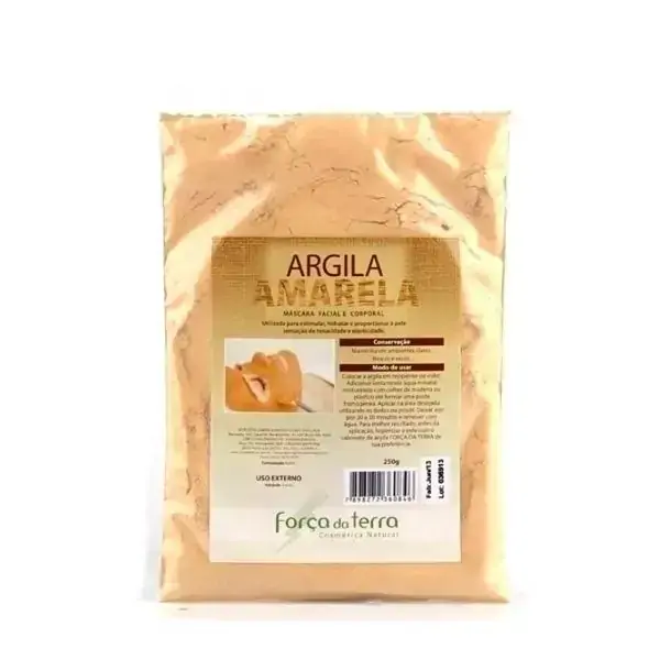 Argila Amarela Força da Terra 250g