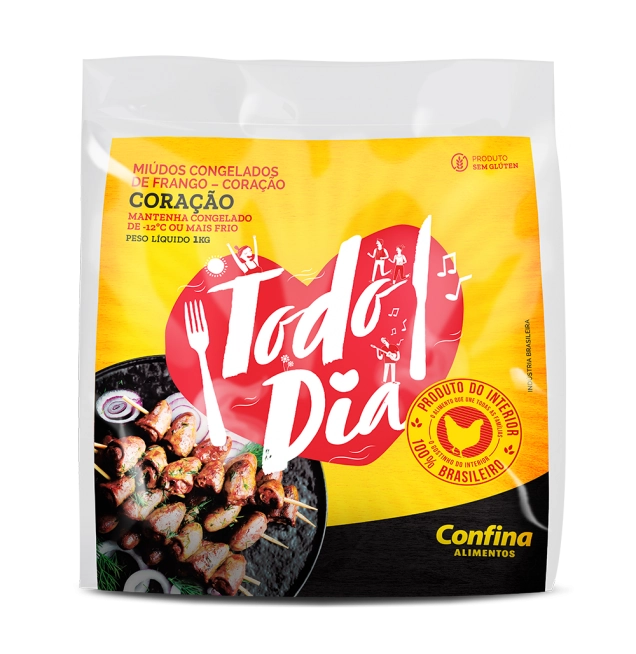 Coracao De Frango Cong Cx18kg