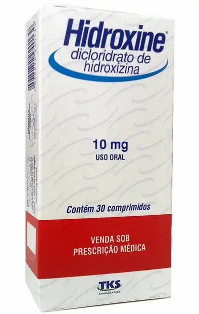 Hidroxine 10mg Caixa 30 Comp