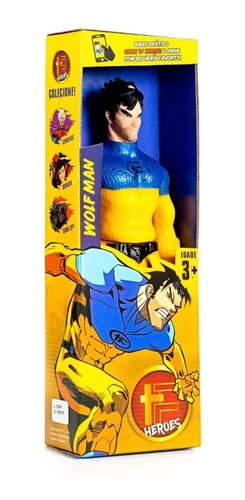 Tf Heroes Wolfman Game Boneco 30cm Ref 005 Th Toys
