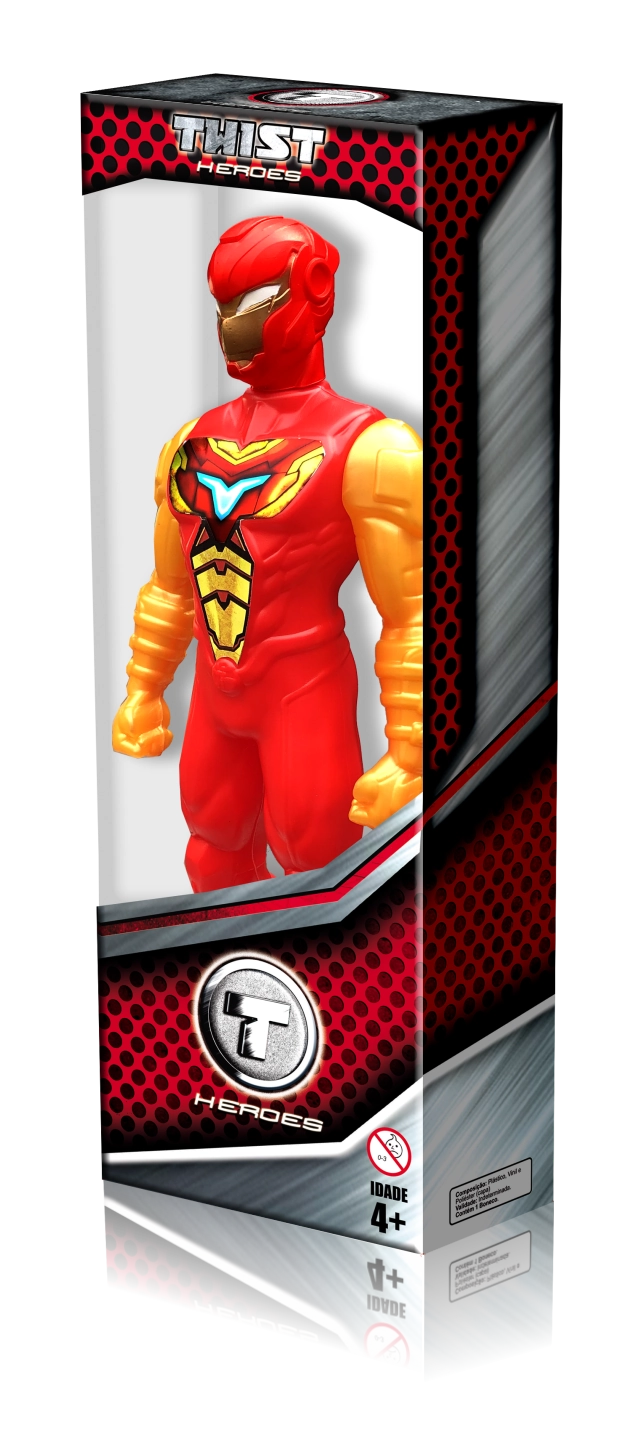 Boneco Steel Twist Heroes 17 Th