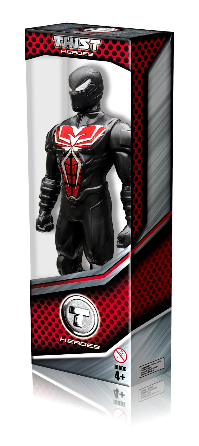 Boneco Spy Twist Black Heroes 19 Th