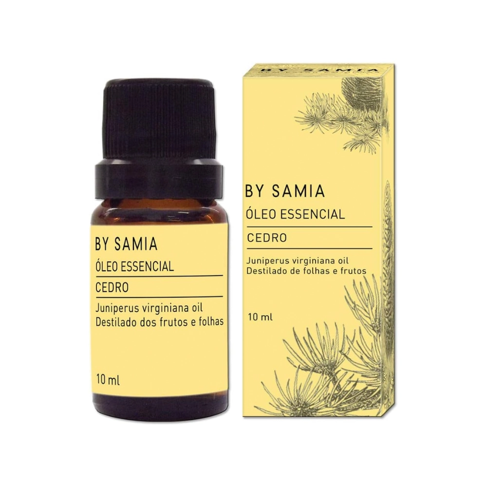 Óleo Essencial de Cedro 10 ml By Samia