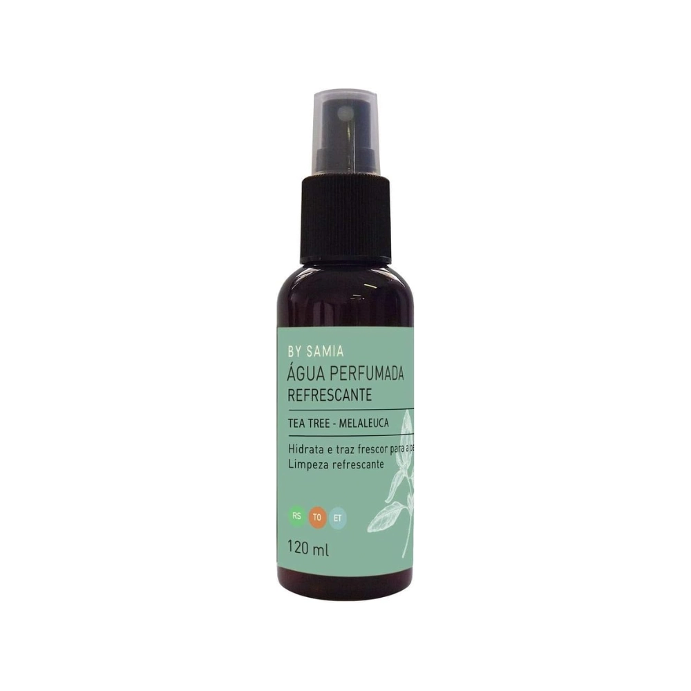 Água Perfumada Refrescante Tea Tree Melaleuca 120ml By Samia