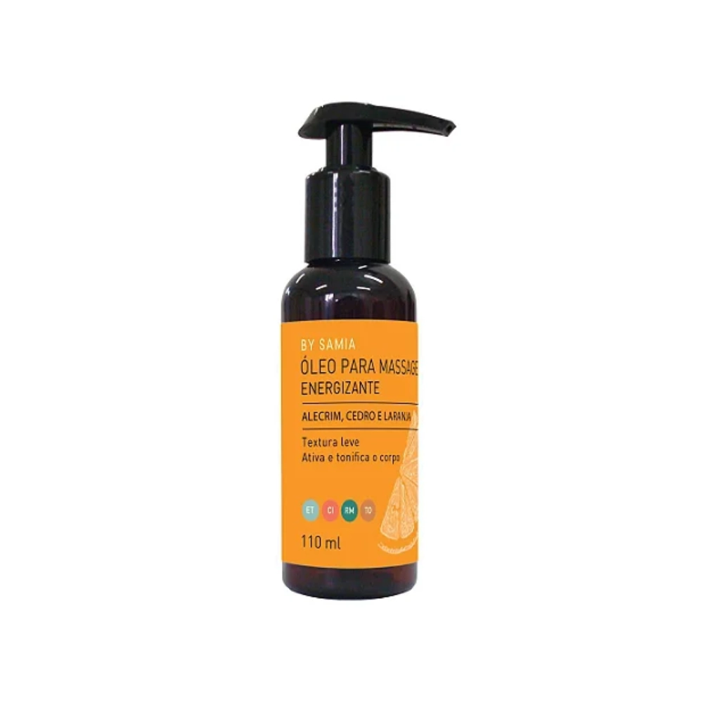 Óleo para Banho e Massagem Energizante 110ml By Samia