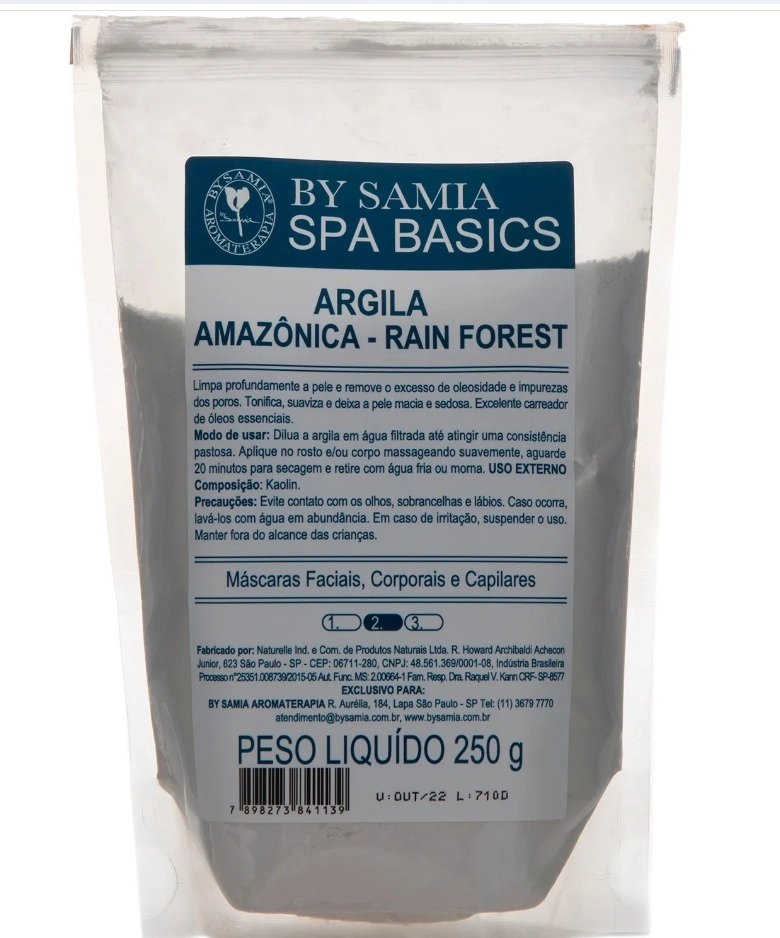 Argila Amazônica Rain Forest 250g By Samia