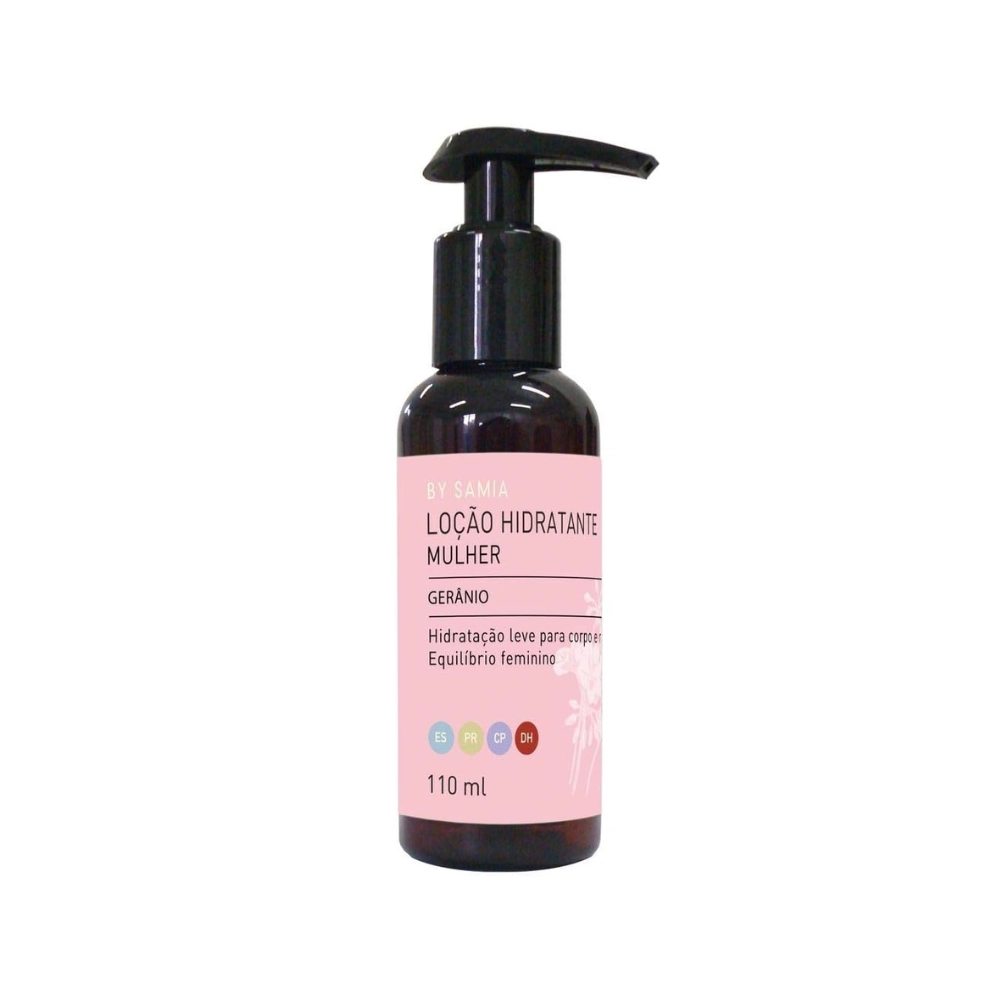 Loçao Hidratante Geranio 110ml By Samia