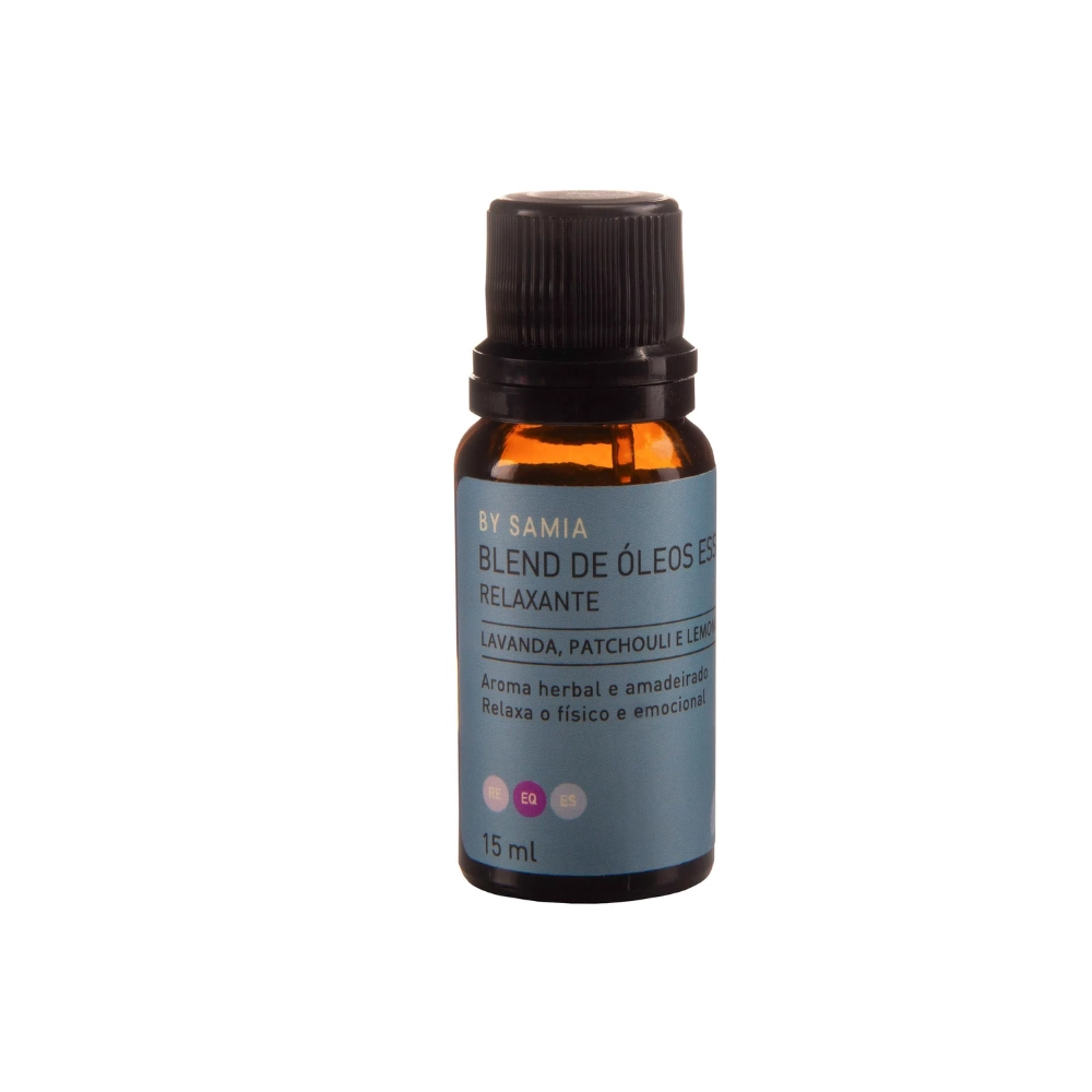 Blend Relaxante Óleos Essenciais 15 ml By Samia