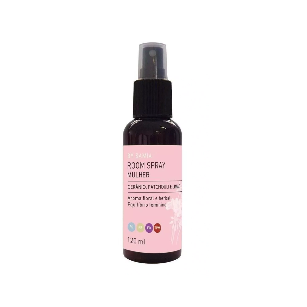 Aromatizador De Ambiente By Samia Rom Spray Mulher 120ml