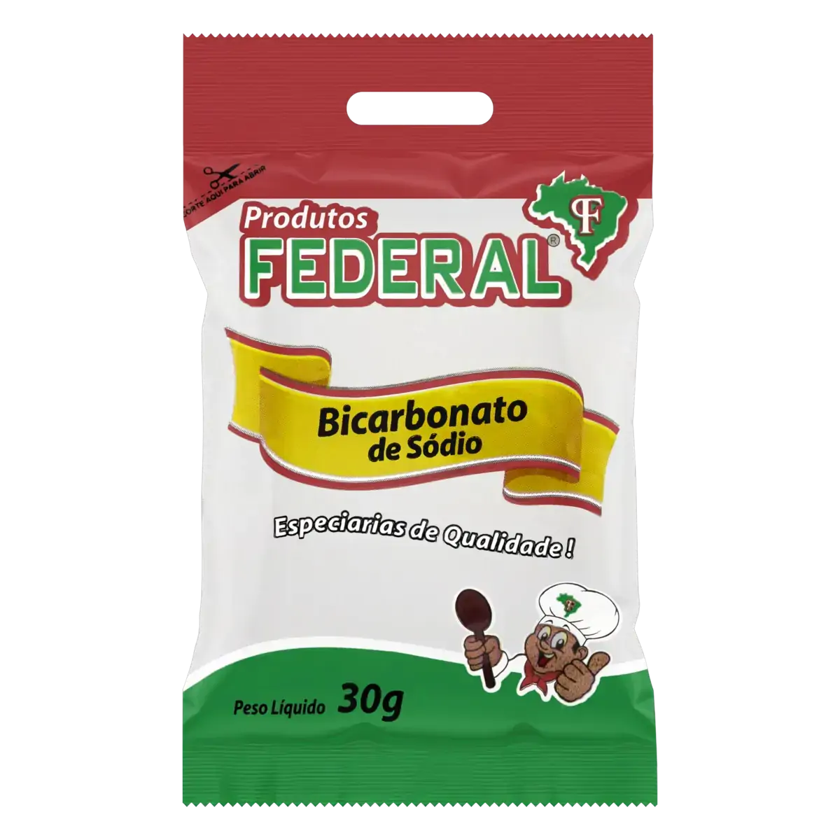 Bicarbonato De Sódio Federal Pacote 30g