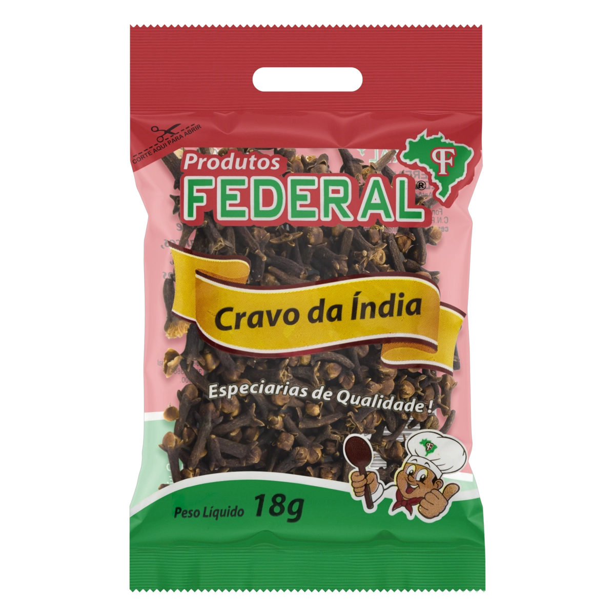 Cravo Da índia Federal Pacote 18g
