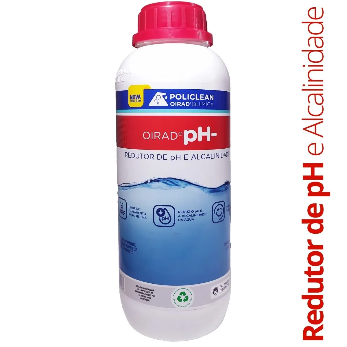 Oirad Ph- Redutor De Ph E Alcalinidade 01 L