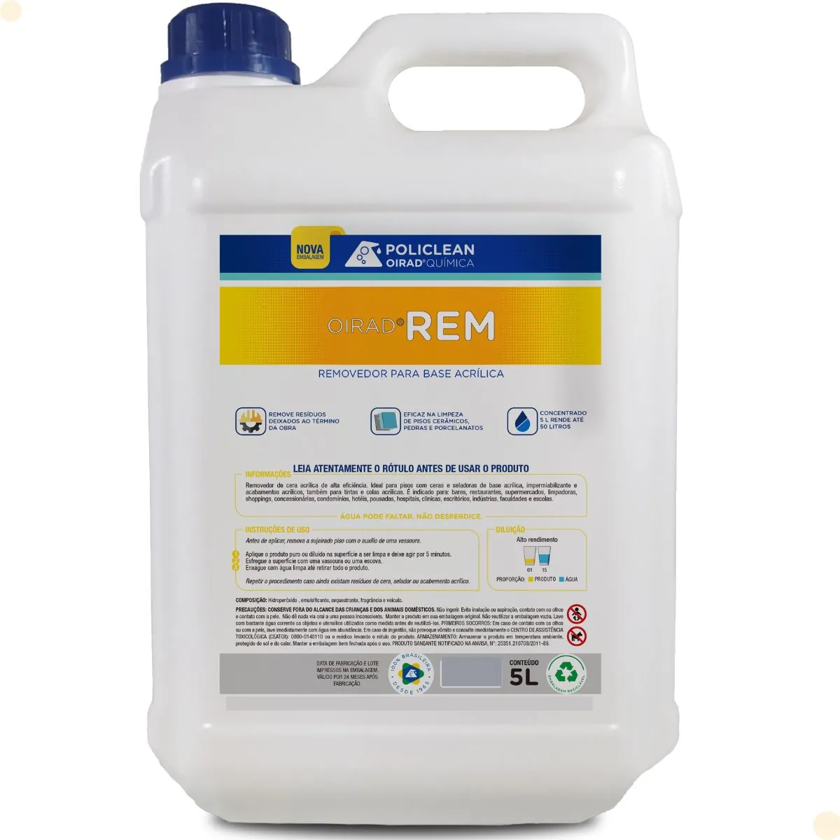 Rem - Removedor De Ceras E Seladores 05 L