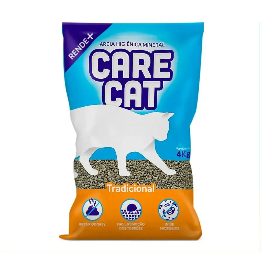 Areia P/ Gato Carecat Tradicional 4kg