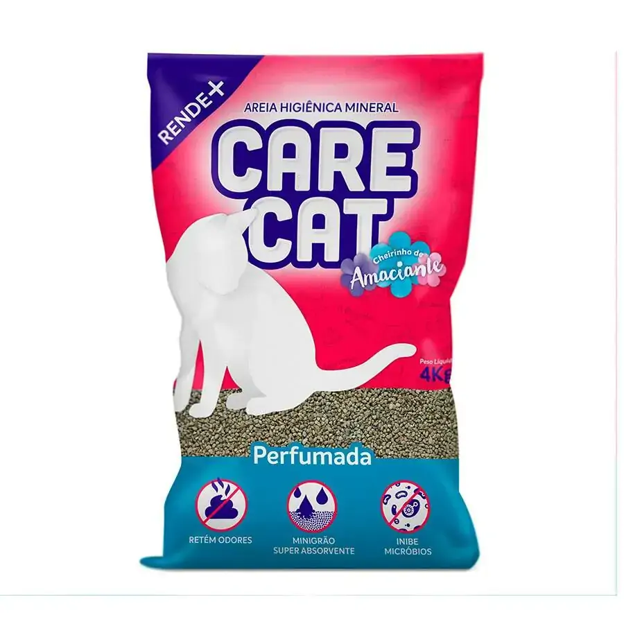 Areia Higienica Perf Carecat Amaciante 4kg