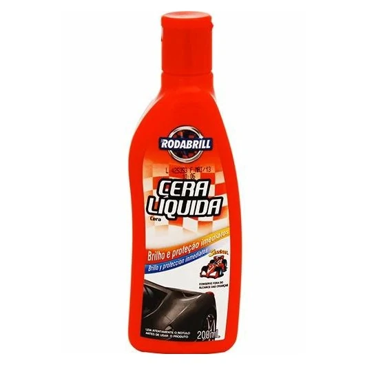 Cera de Carnaúba Líquida Rodabrill 200 ml