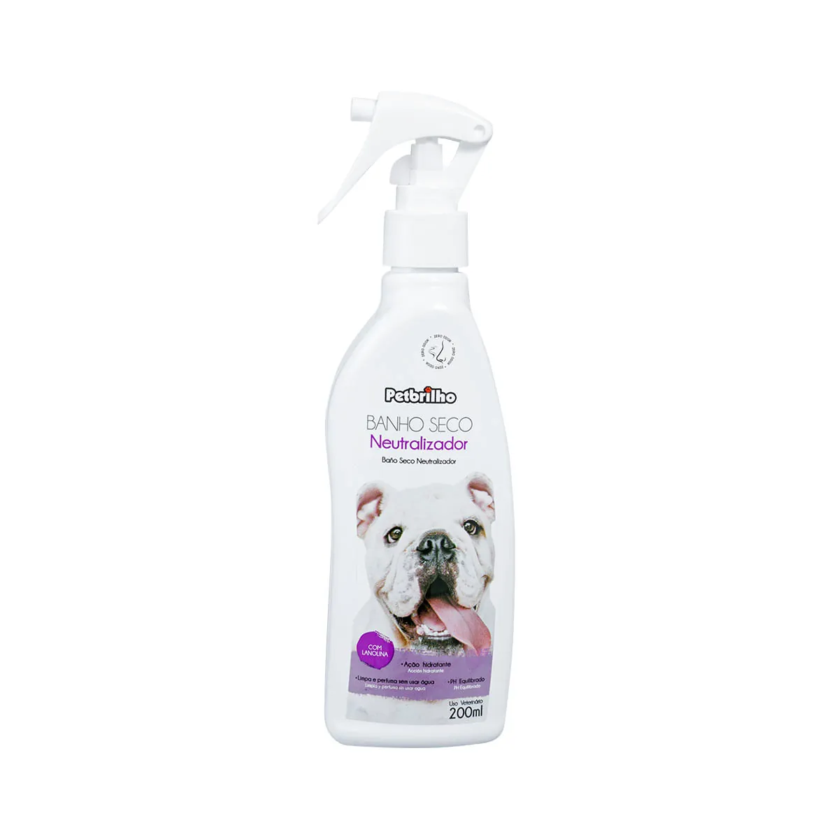 Banho a Seco com Lanolina Petbrilho 200ml