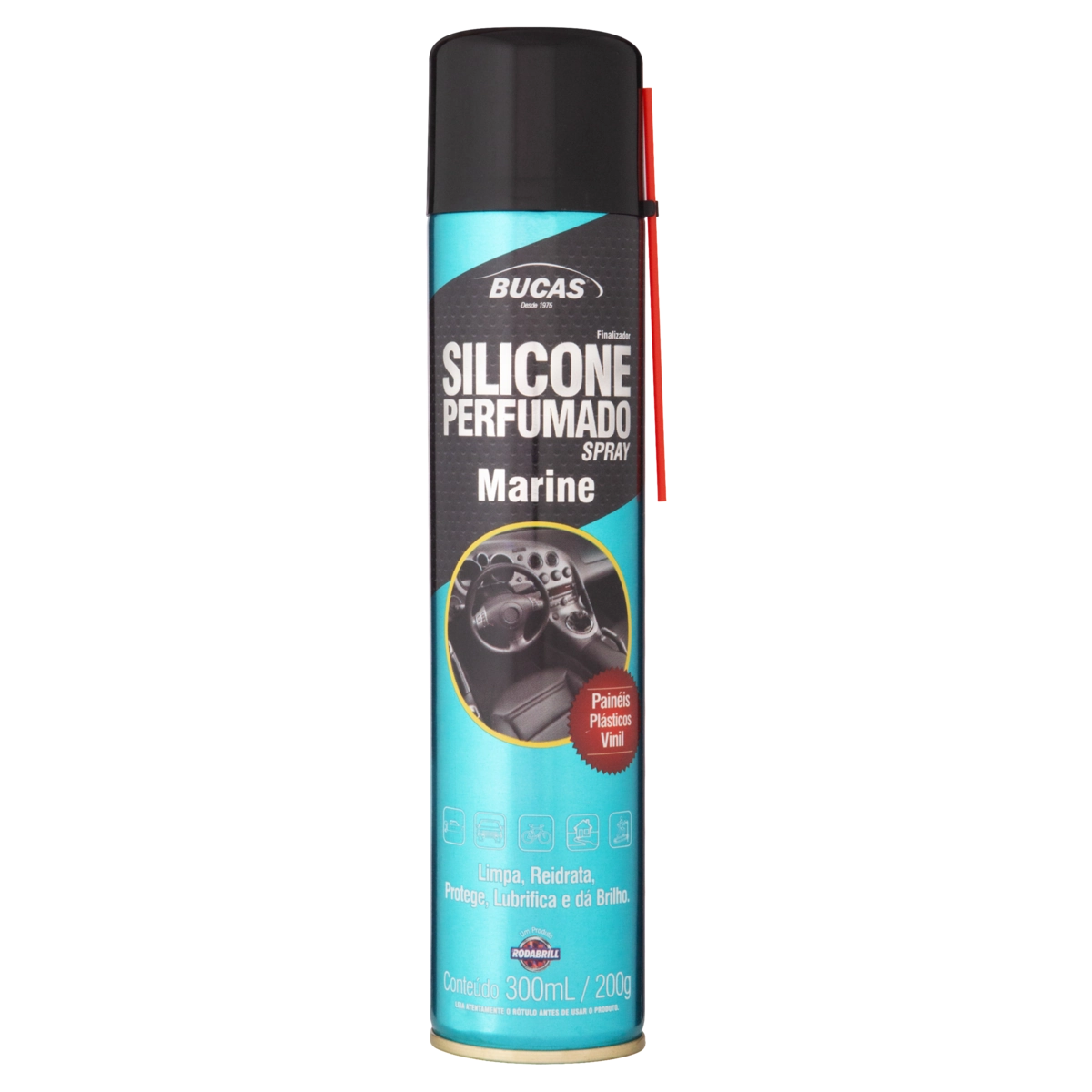 Silicone Spray Perfumado Marine Bucas Frasco 200g