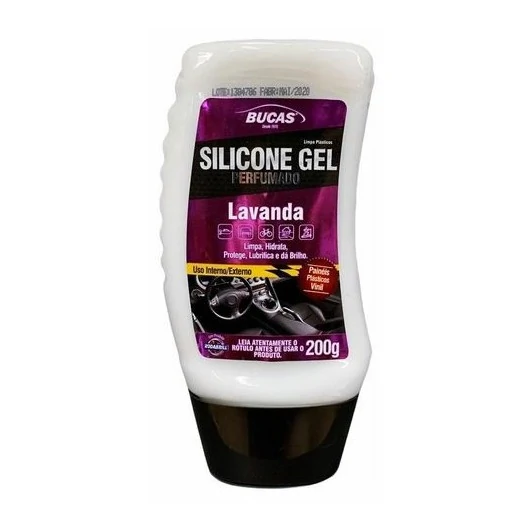 Silicone Gel Perfumado Lavanda Bucas Squeeze 200g