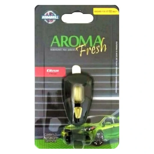 Odorizador Automotivo Citrus Rodabrisa Aroma Fresh Blister 5ml