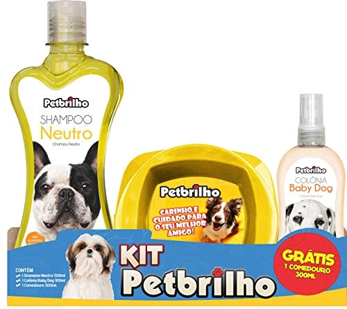 Kit Petbrilho Sh Neutro 500ml Colonia Comed